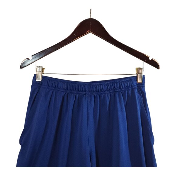 Nike Dri-FIT Mesh Athletic Shorts in Blue Workout Activewear Casual Men's L - Picture 3 of 6